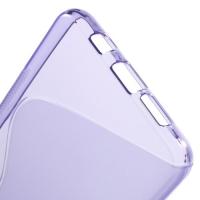 Силиконовый чехол для Samsung Galaxy A5 SM-A510F 2016 фиолетовый S-образный