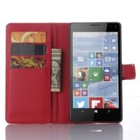 Флип чехол книжка для Microsoft Lumia 950 XL красный