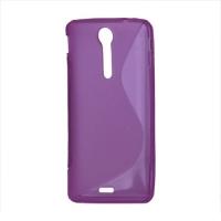 Силиконовый чехол для Sony Xperia TX фиолетовый