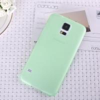 Ультратонкий пластиковый чехол для Samsung Galaxy S5 зеленый