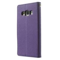 Flip чехол книжка для Samsung Galaxy A3 фиолетовый