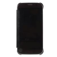Чехол для Samsung Galaxy S6 с функцией "Прозрачное окно" - черный