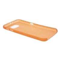 Ультратонкий пластиковый чехол для Samsung Galaxy S6 оранжевый