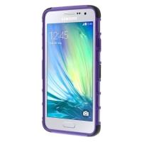 Гибридный противоударный чехол для Samsung Galaxy A3 - фиолетовый