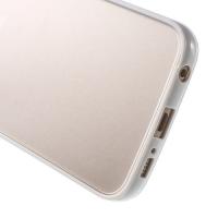 Гибридный чехол для Samsung Galaxy S6 Edge Прозрачный матовый и Белый