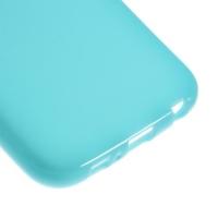 Силиконовый чехол для Samsung Galaxy S6 - ярко-голубой