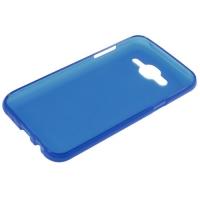 Матовый силиконовый чехол для Samsung Galaxy J5 синий