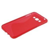 Силиконовый чехол для Samsung Galaxy A8 красный S-Shape