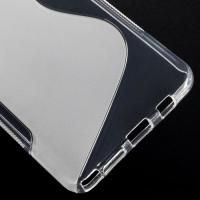 Силиконовый чехол для Samsung Galaxy Note 5 прозрачный S-Shape