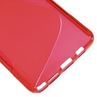 Силиконовый чехол для Samsung Galaxy Note 5 красный S-Shape