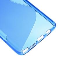 Силиконовый чехол для Samsung Galaxy Note 5 синий S-Shape