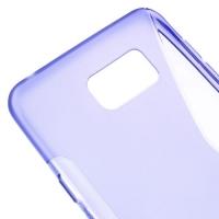 Силиконовый чехол для Samsung Galaxy Note 5 фиолетовый S-Shape