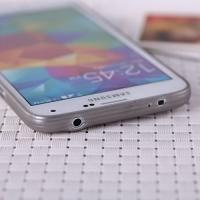 Ультратонкий пластиковый чехол для Samsung Galaxy S5 серый