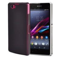 Ультратонкий кейс чехол для Sony Xperia Z1 Compact черный