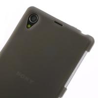 Силиконовый чехол для Sony Xperia Z1 черный матовый