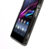 Силиконовый чехол для Sony Xperia Z1 черный матовый