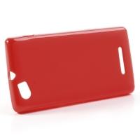 Силиконовый чехол для Sony Xperia M красный
