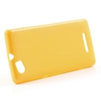 Силиконовый чехол для Sony Xperia M желтый