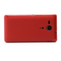 Силиконовый чехол для Sony Xperia SP красный матовый