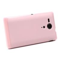 Силиконовый чехол для Sony Xperia SP розовый матовый