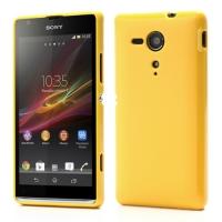 Силиконовый чехол для Sony Xperia SP желтый