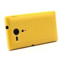 Силиконовый чехол для Sony Xperia SP желтый