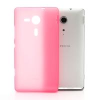 Силиконовый чехол для Sony Xperia SP розовый