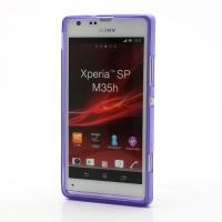 Силиконовый чехол для Sony Xperia SP фиолетовый