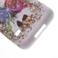Силиконовый чехол для Samsung Galaxy S5 mini Colorful Butterflies