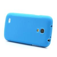 Силиконовый чехол для Samsung Galaxy S4 mini голубой FullTouch