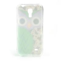 Силиконовый чехол для Samsung Galaxy S4 mini Owl Green
