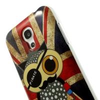 Силиконовый чехол для Samsung Galaxy S4 mini Owl Pirate & British Flag