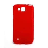 Силиконовый чехол для Samsung Galaxy Premier красный