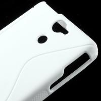 Силиконовый чехол для Sony Xperia V белый