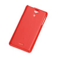 Силиконовый чехол для Sony Xperia V красный