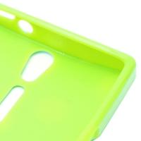 Силиконовый чехол для Sony Xperia S Bubble зеленый