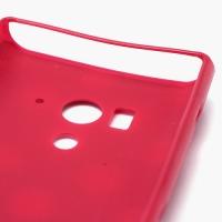 Силиконовый чехол для Sony Xperia Acro S красный Bubble