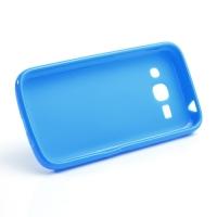 Силиконовый чехол для Samsung Galaxy Ace 3 голубой