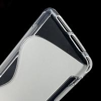 Силиконовый чехол для Sony Xperia Z1 Compact прозрачный S-shape