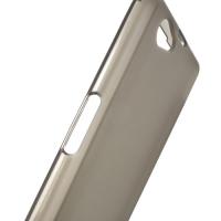 Силиконовый чехол для Sony Xperia Z1 Compact черный прозрачный