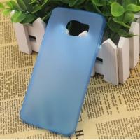 Ультратонкий пластиковый чехол для Samsung Galaxy S6 Edge синий