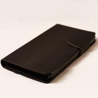 Кожаный чехол-книжка для Samsung Galaxy Mega 5.8 чёрный