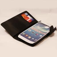 Кожаный чехол-книжка для Samsung Galaxy Mega 5.8 чёрный