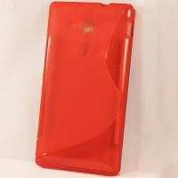 Силиконовый чехол для Sony Xperia SP красный