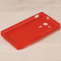 Силиконовый чехол для Sony Xperia SP красный