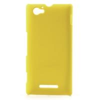 Кейс чехол для Sony Xperia M желтый