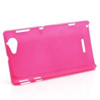 Пластиковый чехол для Sony Xperia L розовый