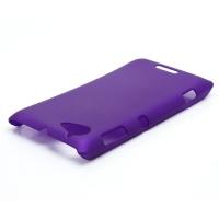 Пластиковый чехол для Sony Xperia L фиолетовый
