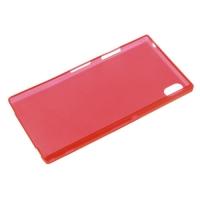 Ультратонкий кейс чехол для Sony Xperia Z1 красный