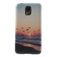 Кейс для Samsung Galaxy S5 орнамент Закат